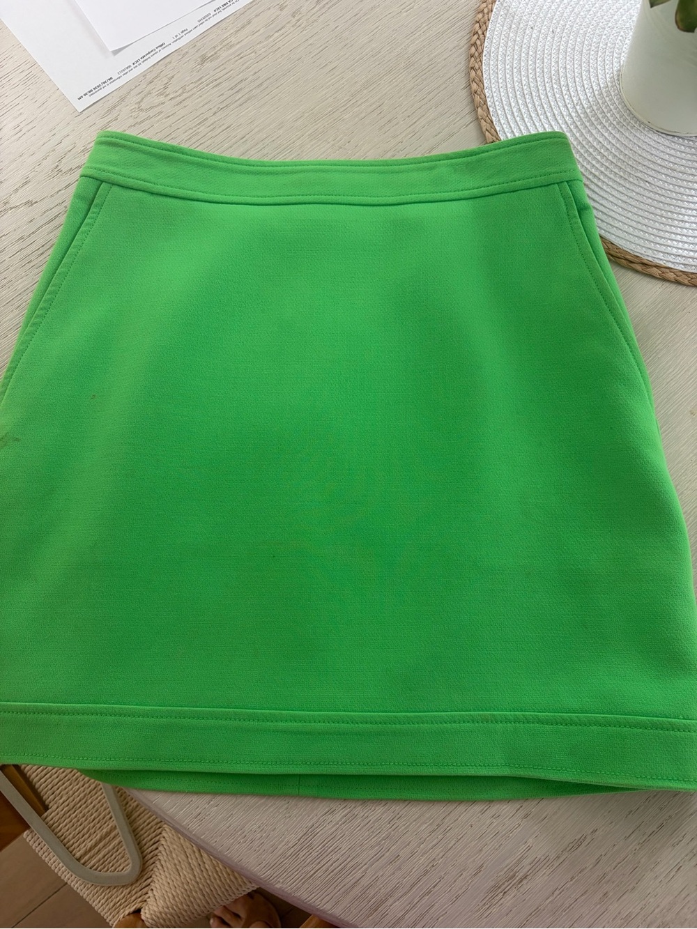 Banana Republic Bright Green Mini Skirt